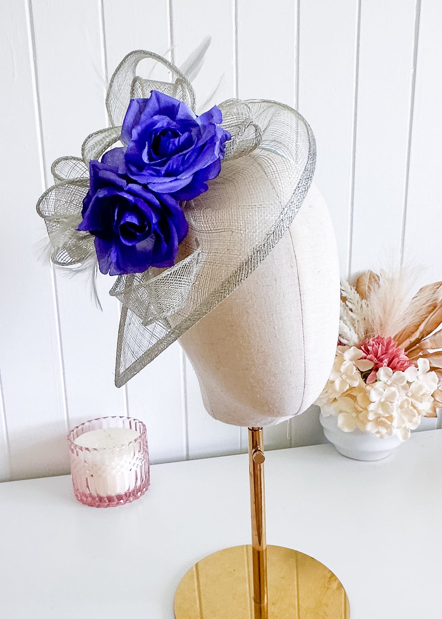 “Amber” Blue & Lavendar