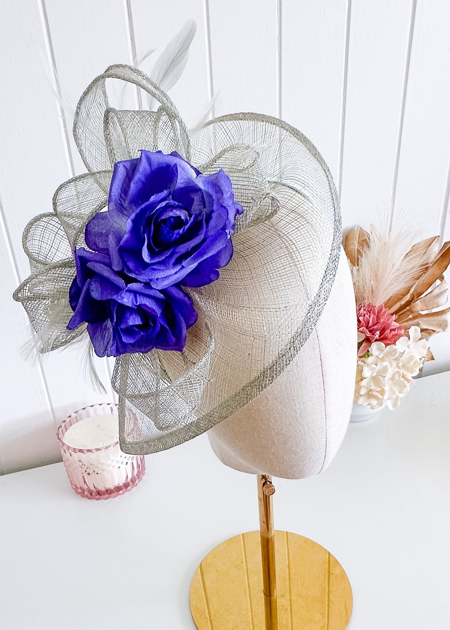 “Amber” Blue & Lavendar