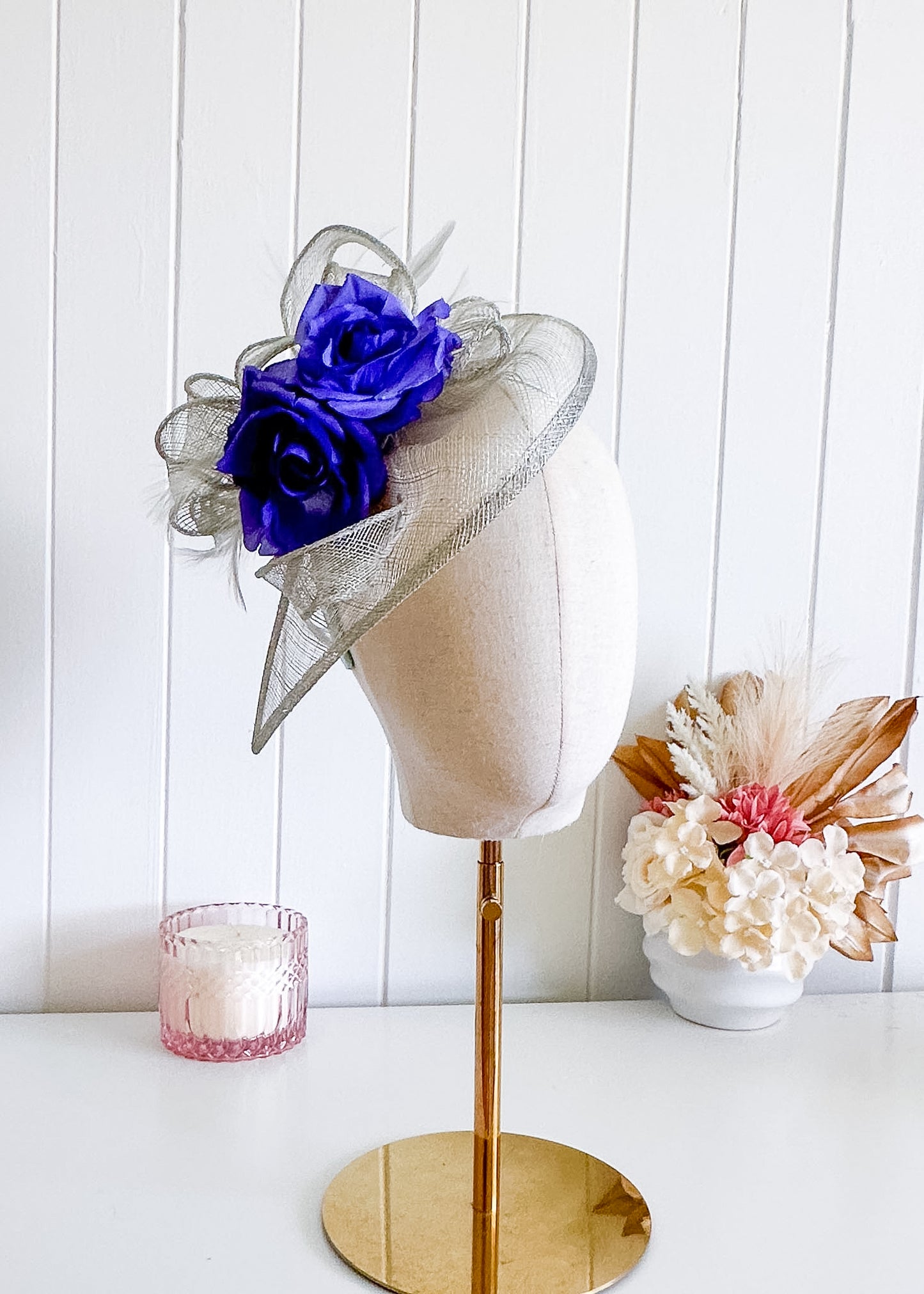 “Amber” Blue & Lavendar