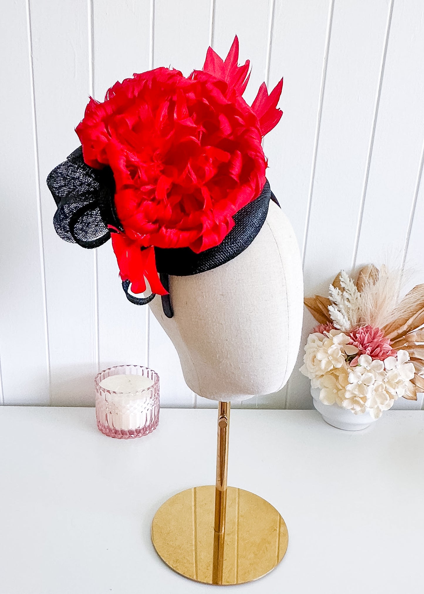 "Fredrica" Red & Black