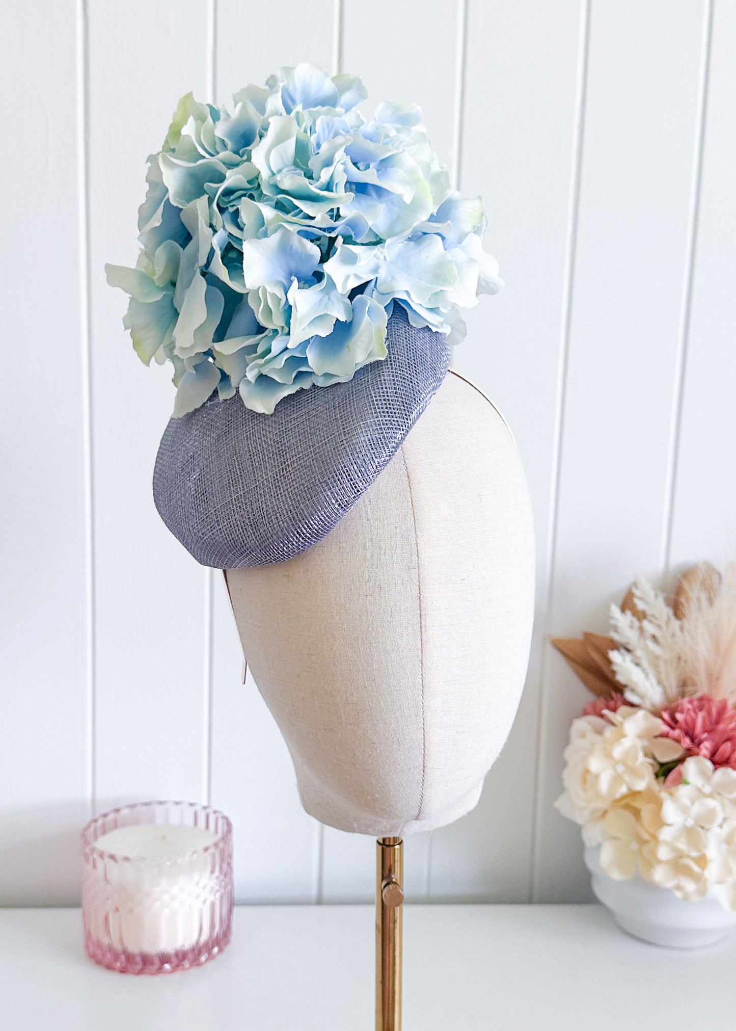 "Wilson" Blue Fascinator