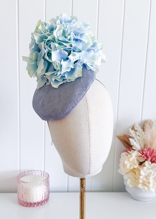 "Wilson" Blue Fascinator