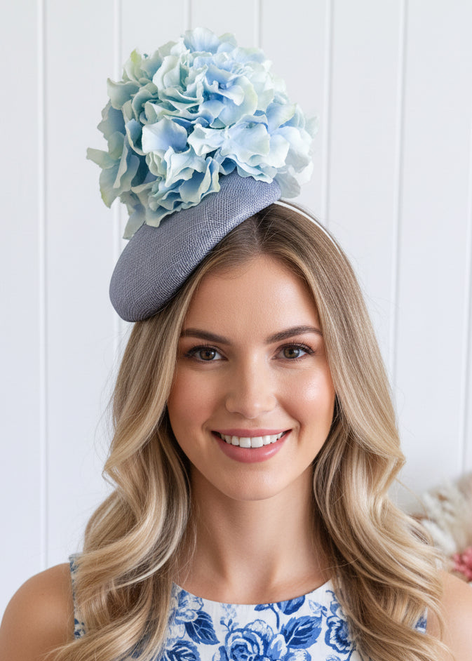 "Wilson" Blue Fascinator
