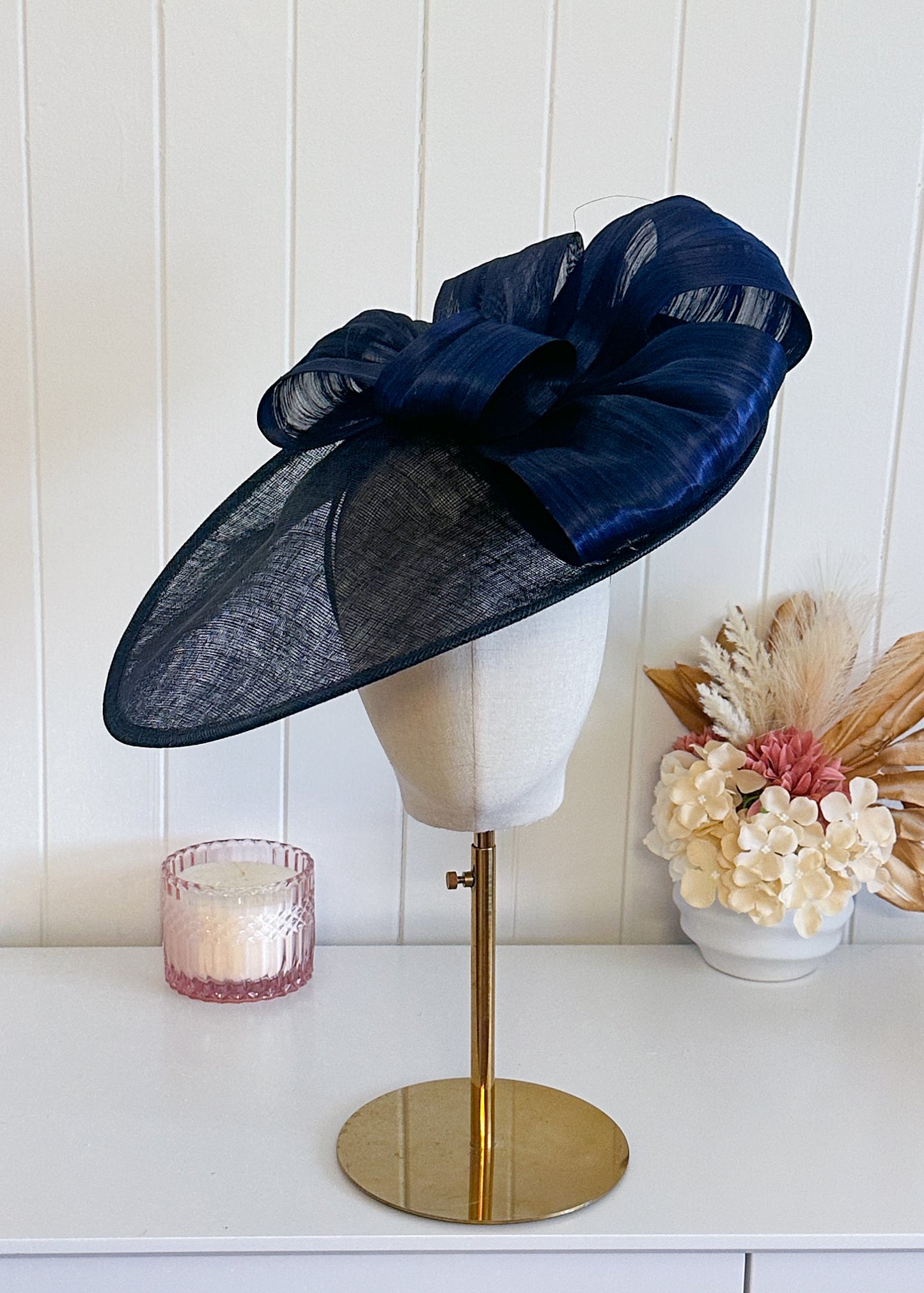 "Ramona" Navy Hat
