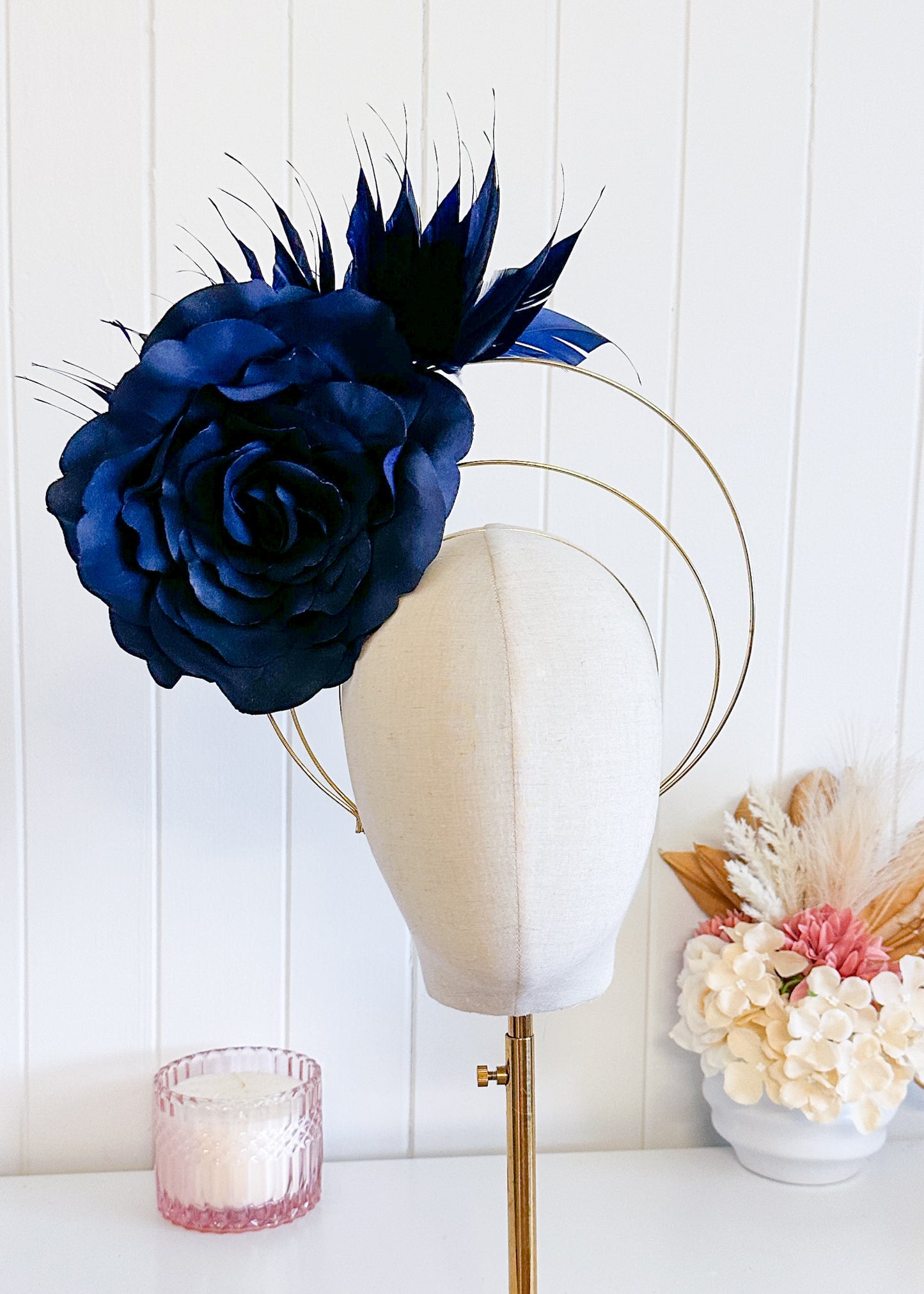 “Imani" Halo Navy Blue