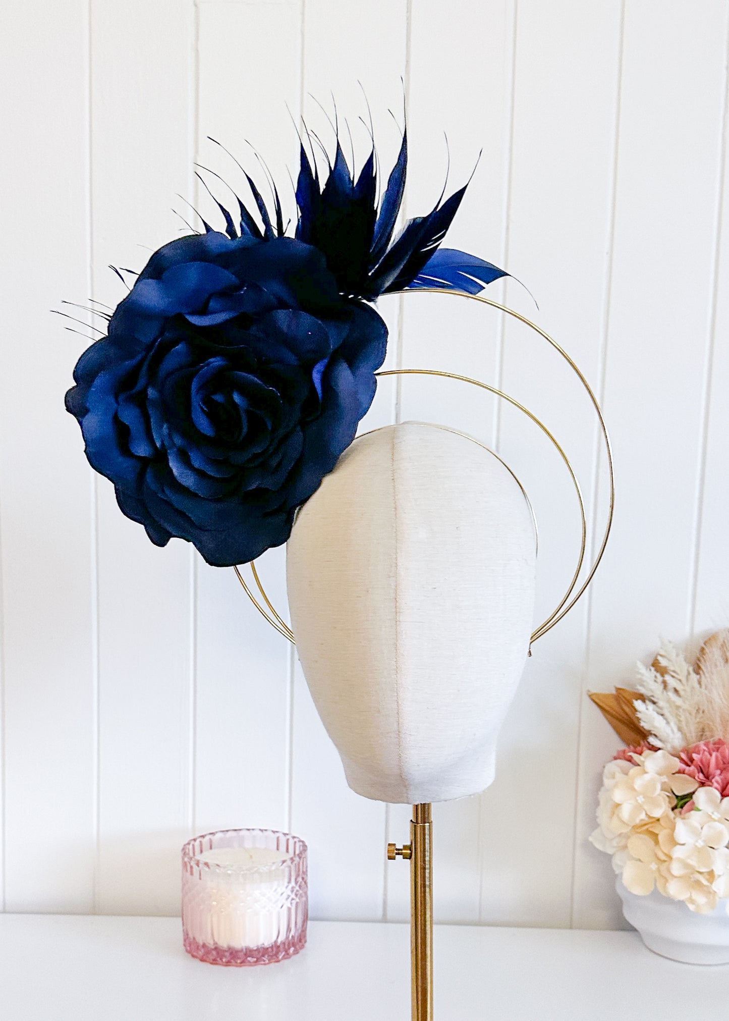 “Imani" Halo Navy Blue