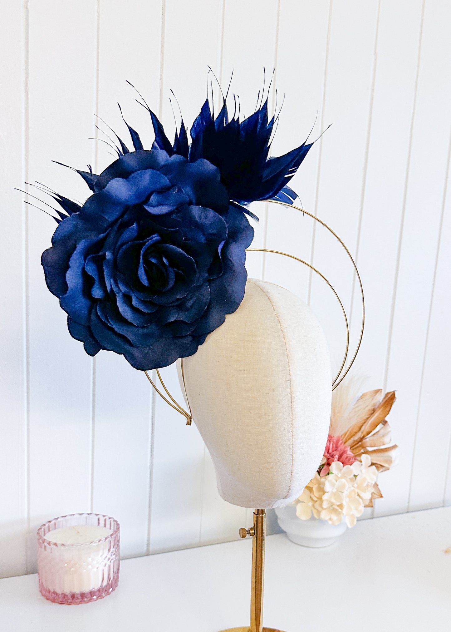 “Imani" Halo Navy Blue