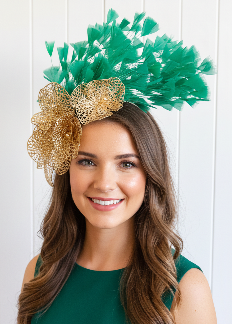 "Freya" Green & Gold