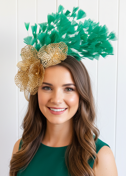 "Freya" Green & Gold