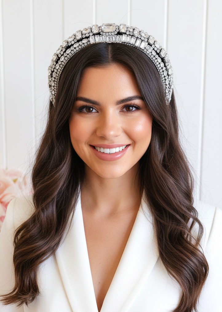 "Veronica" - Jewelled Crown
