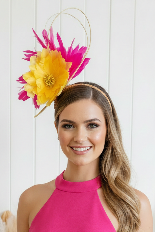 "Marianna" Yellow & Pink