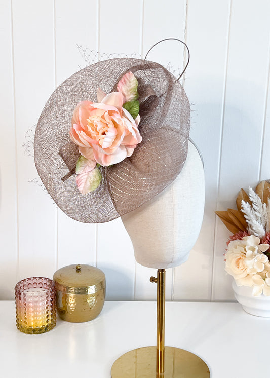 "Erin" Beige & Apricot
