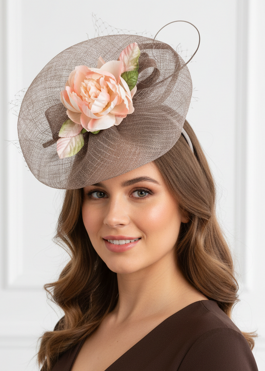 "Erin" Beige & Apricot
