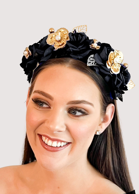 "Chiara" Crown - Black