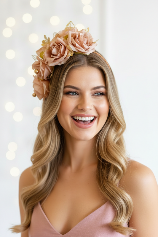 "Lucia" Crown - Nude