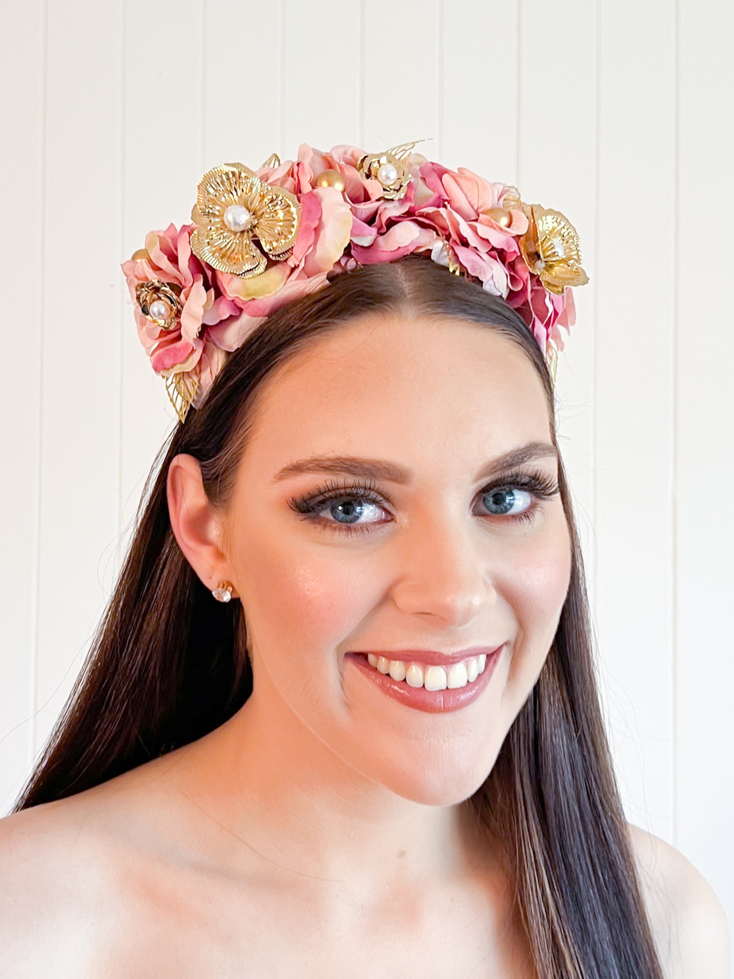 "Chiara" Crown - Blush Pink