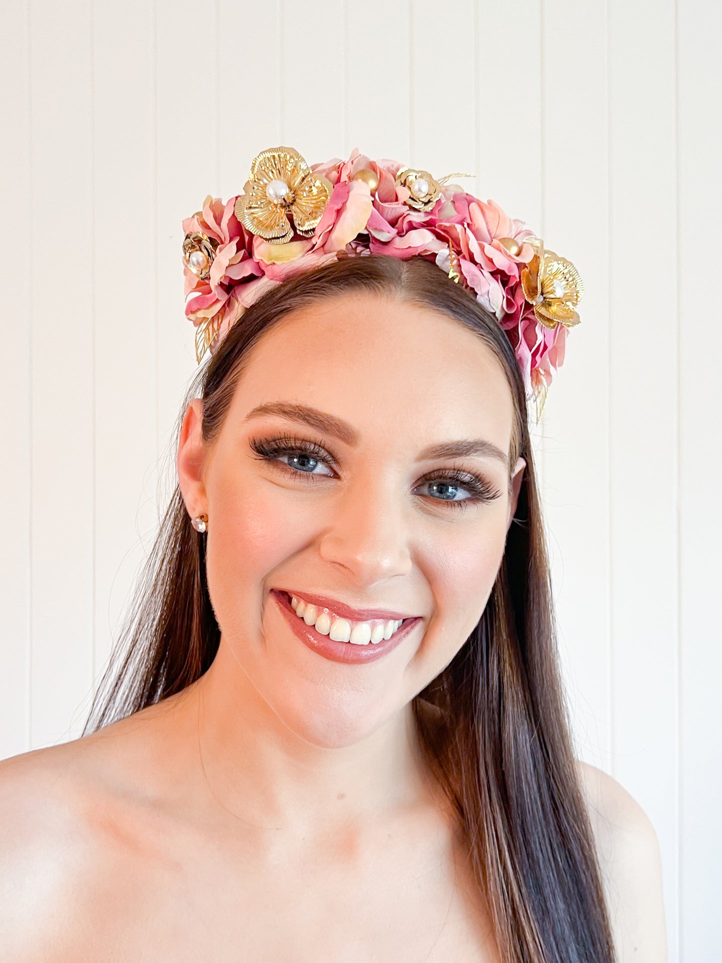 "Chiara" Crown - Blush Pink