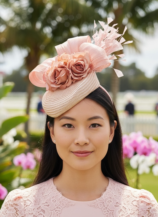 "Layla" Feather Fascinator