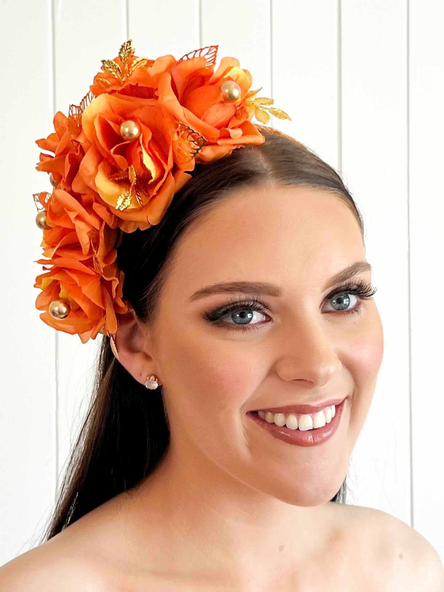 "Lucia" Crown - Tangerine