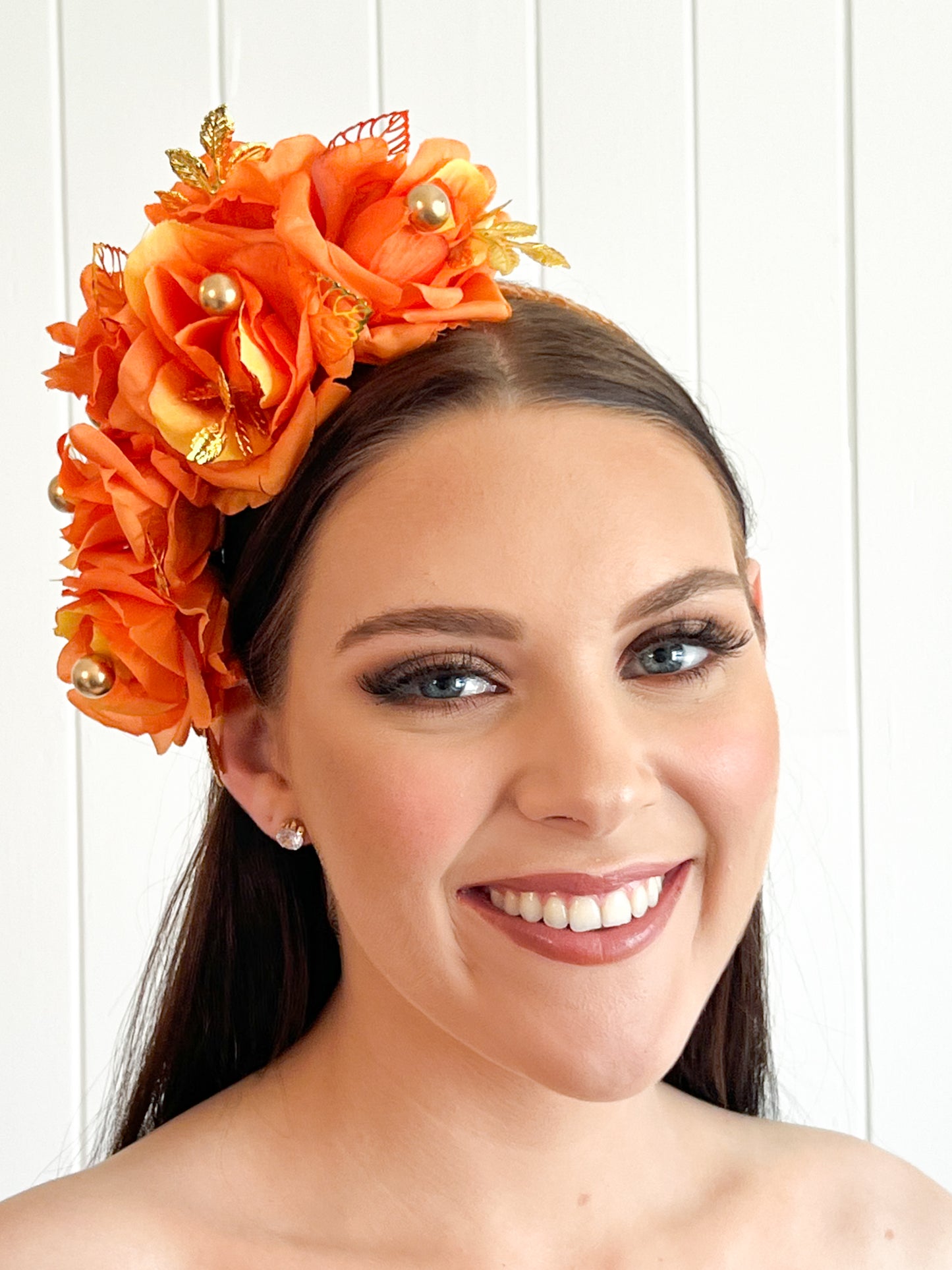 "Lucia" Crown - Tangerine