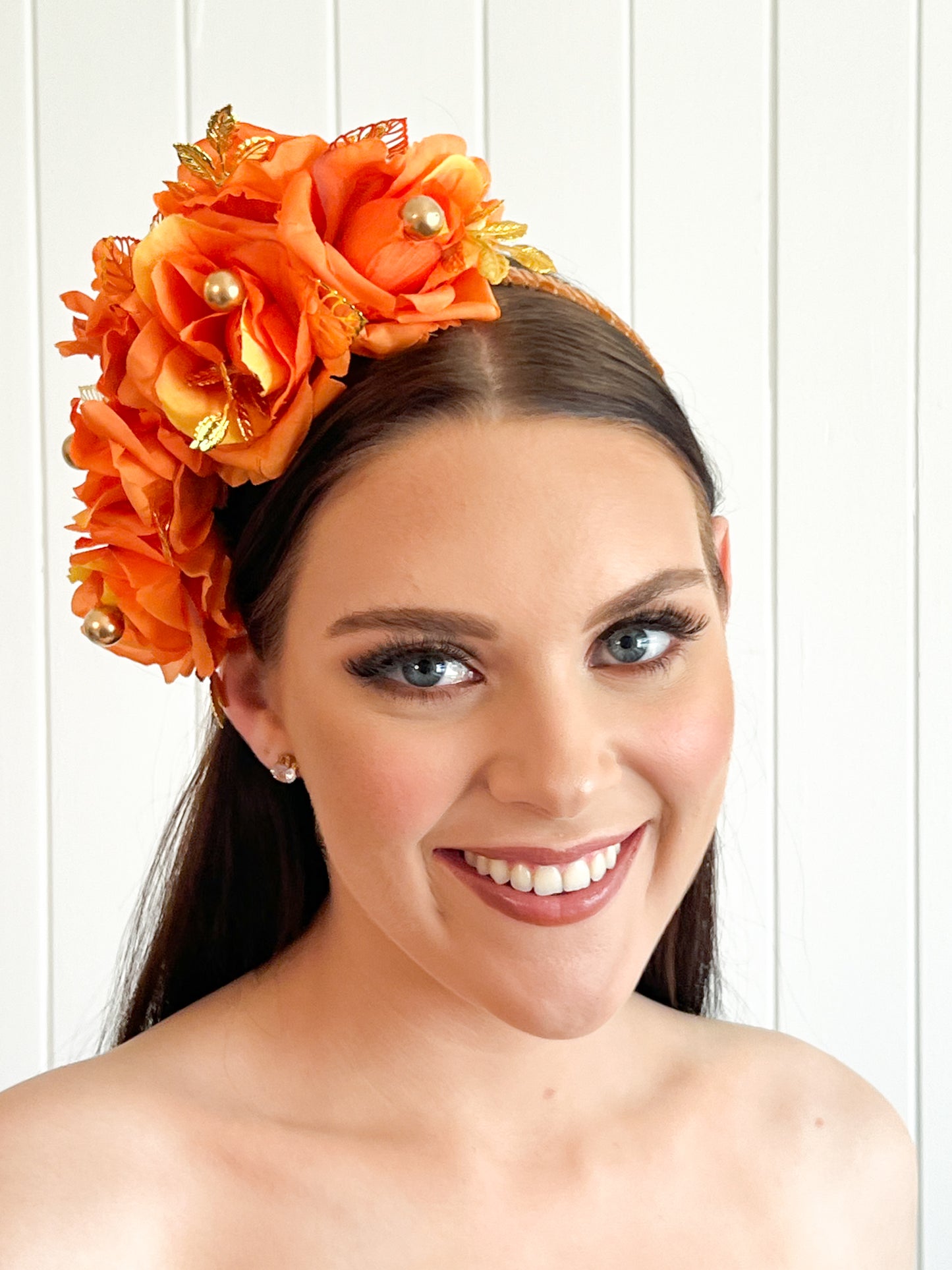 "Lucia" Crown - Tangerine