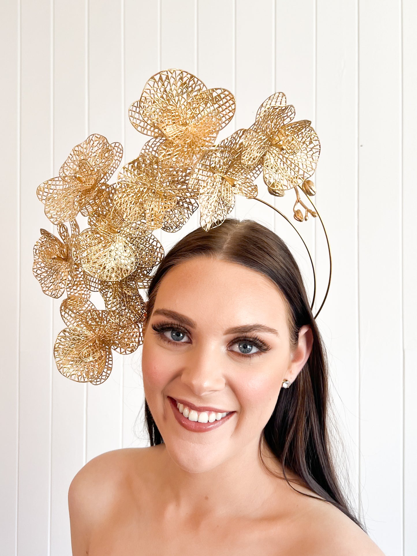 "Leilani" - Gold Halo Headpiece