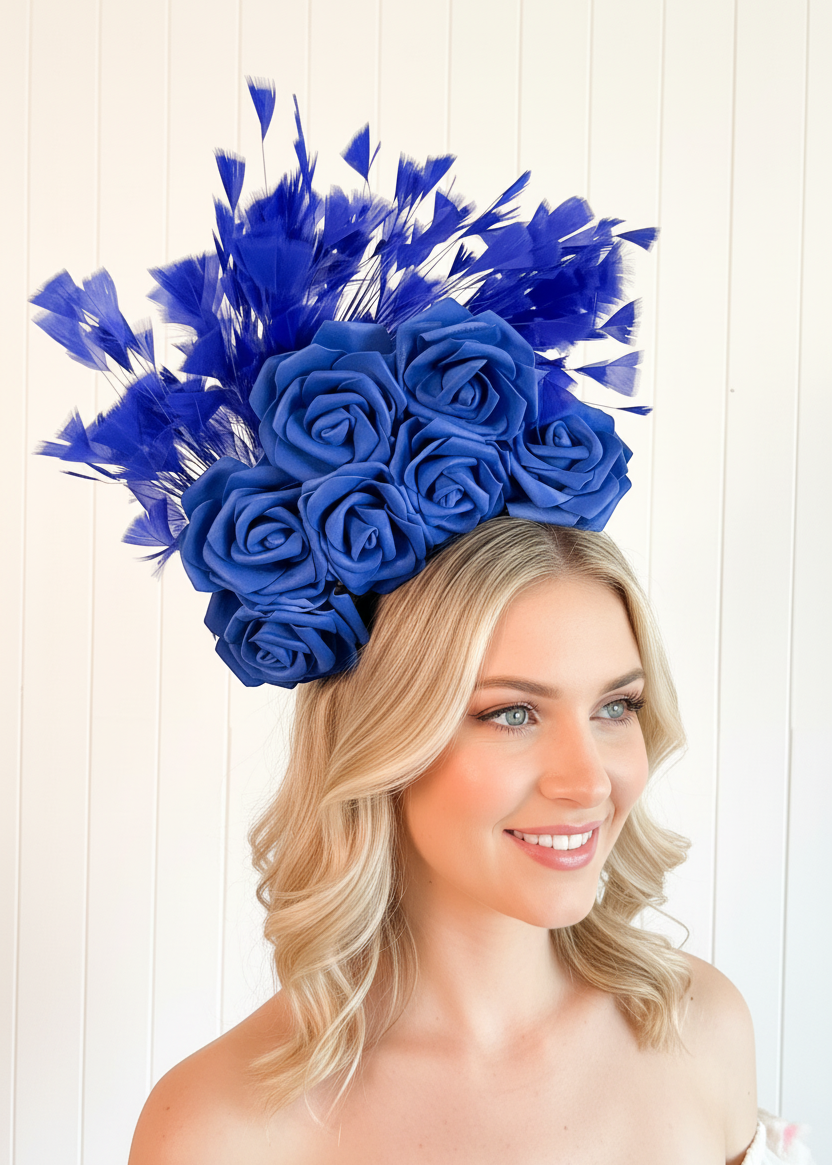 "Bouquet" - Cobalt Blue