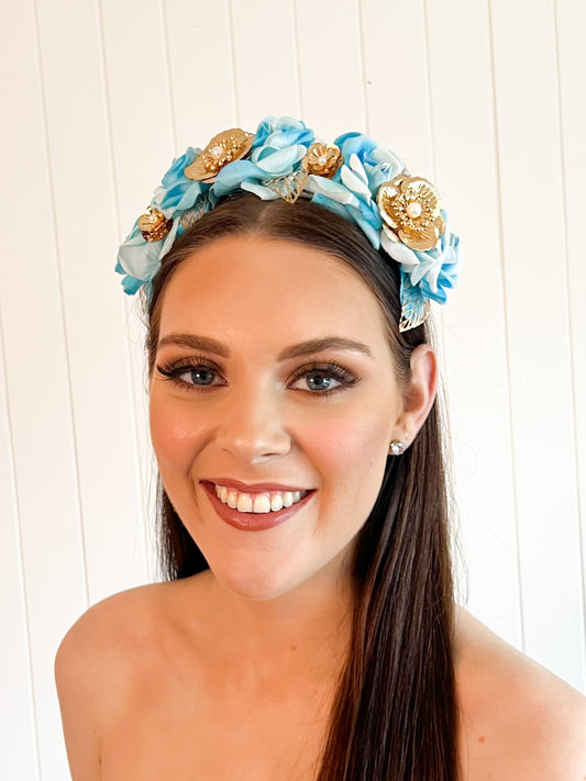 "Chiara" Crown - Turquoise