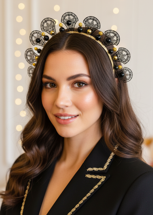 "Leah" - Black & Gold