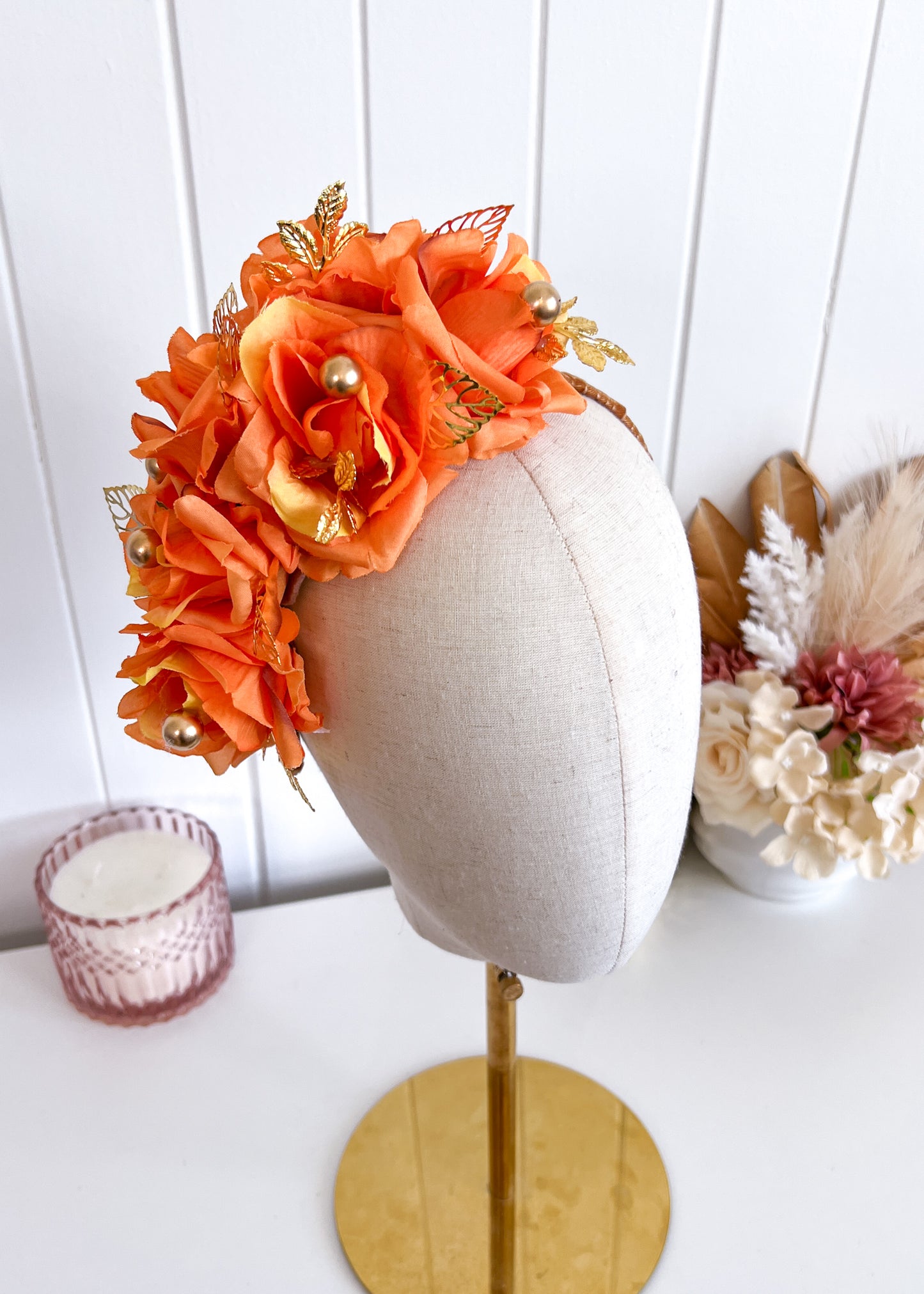 "Lucia" Crown - Tangerine