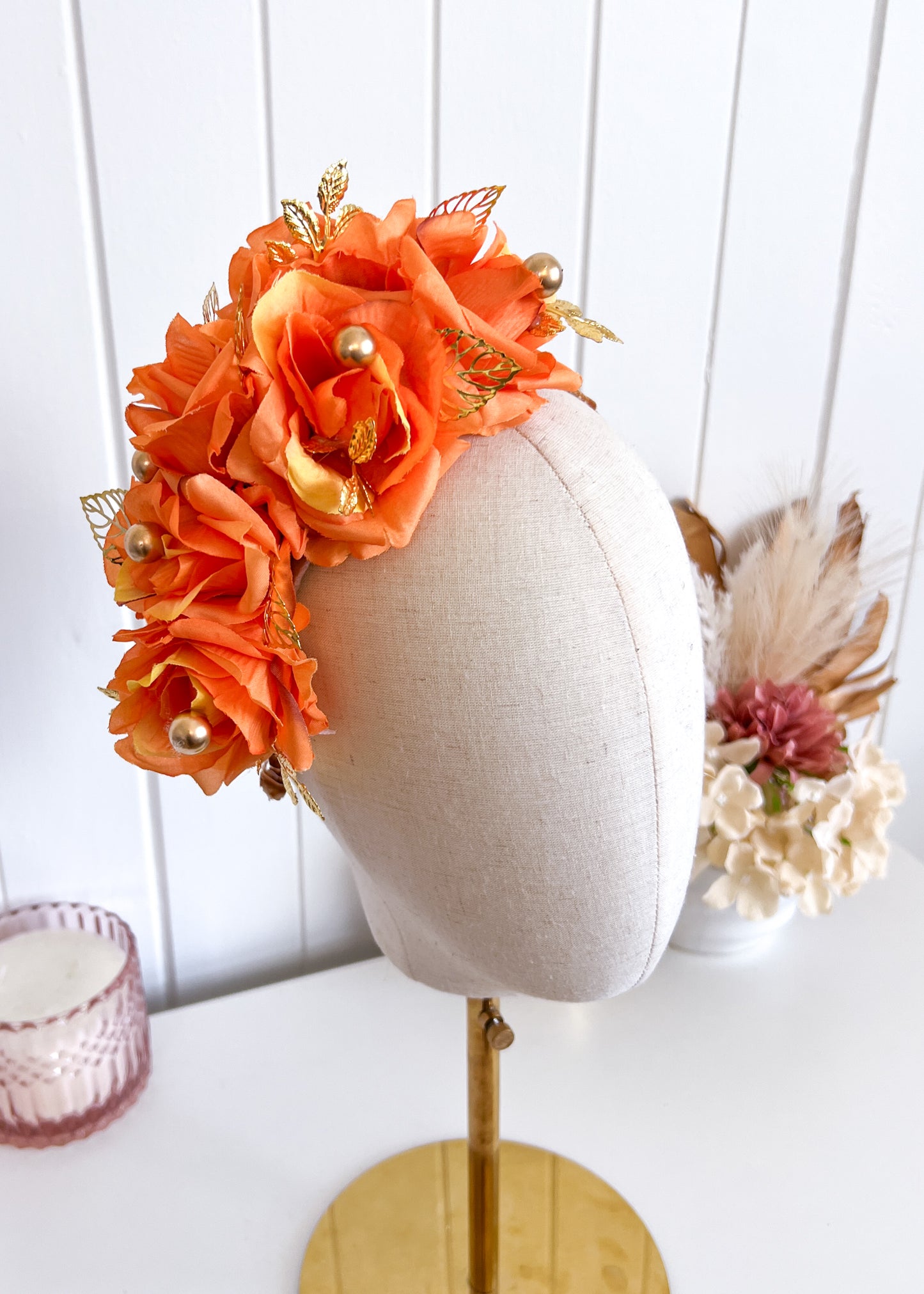 "Lucia" Crown - Tangerine