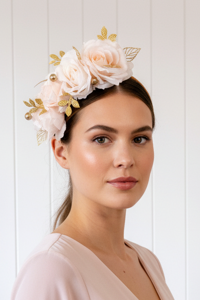 "Lucia" Crown - Peach