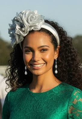 "Marianne" - Silver Headband