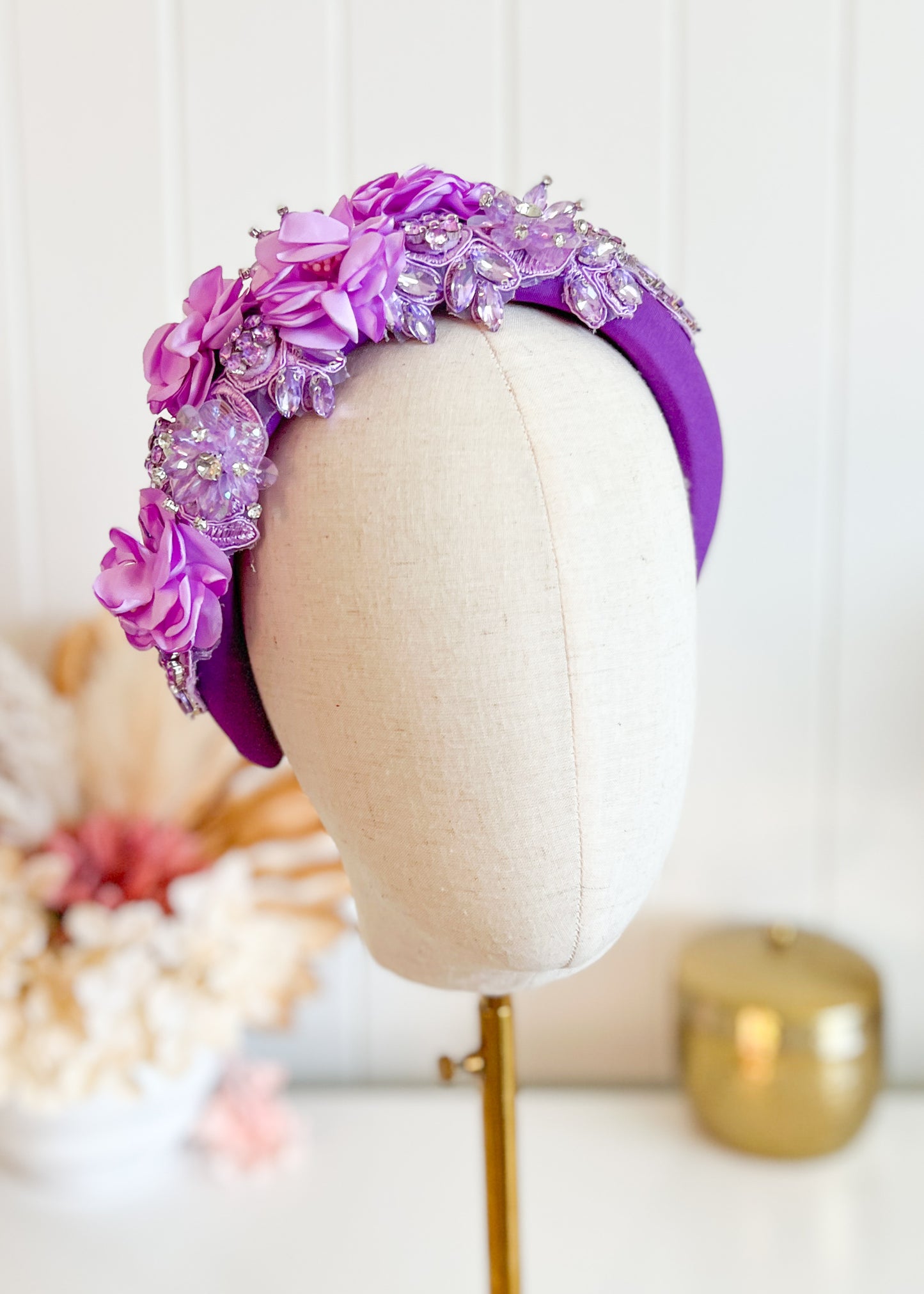 "Neve" Purple Headband