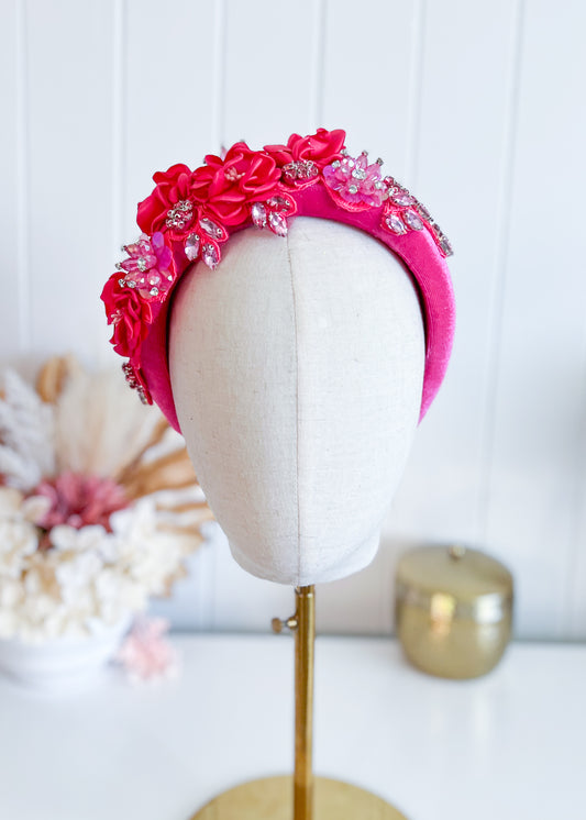 "Neve" Hot Pink Headband