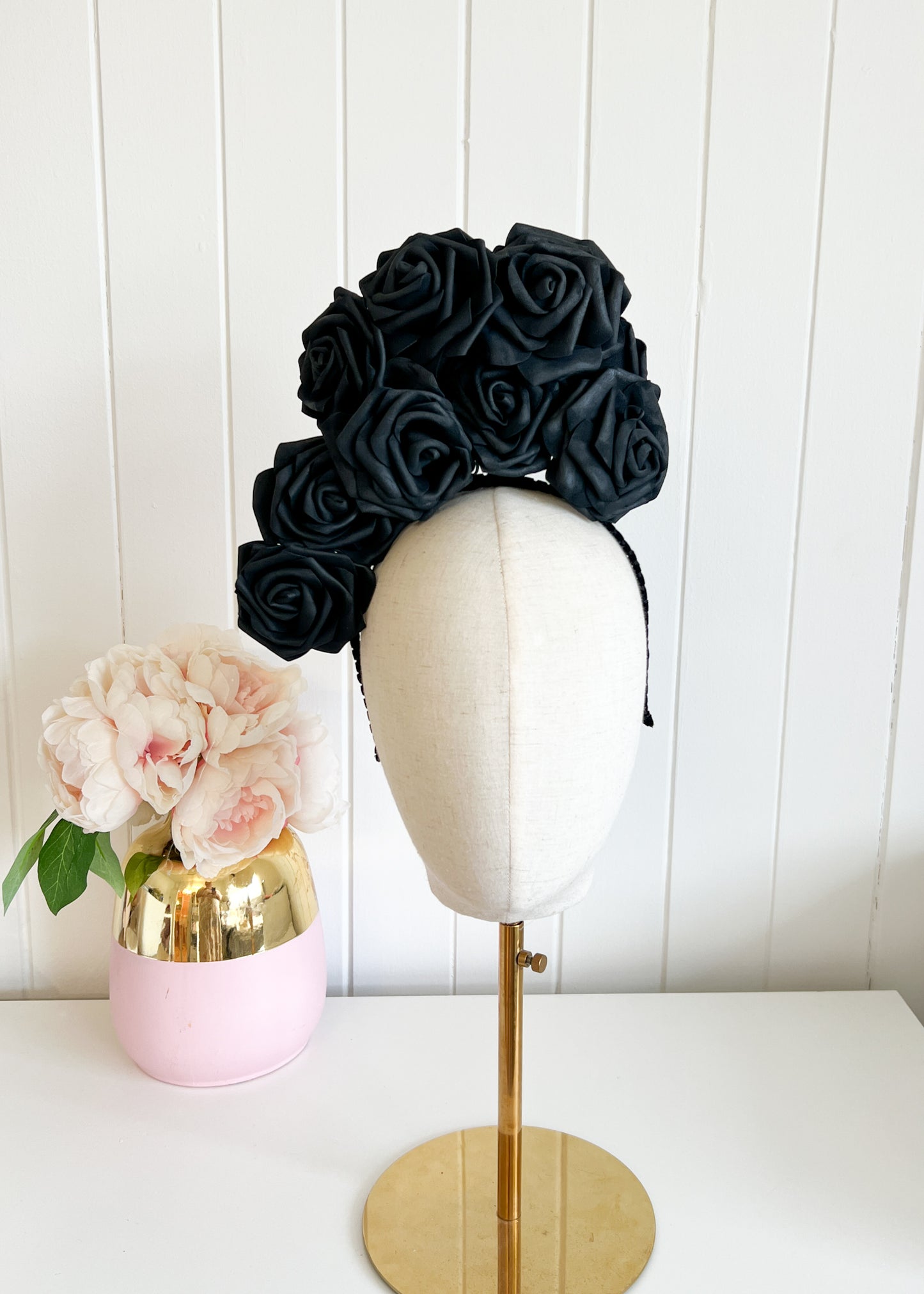 "Jasper" Statement Headpiece - Black