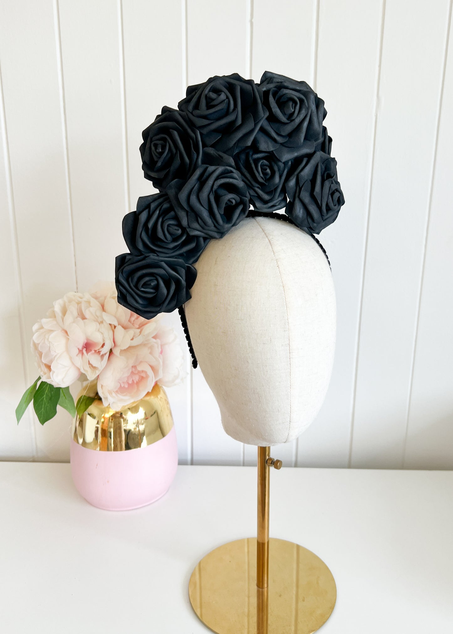 "Jasper" Statement Headpiece - Black