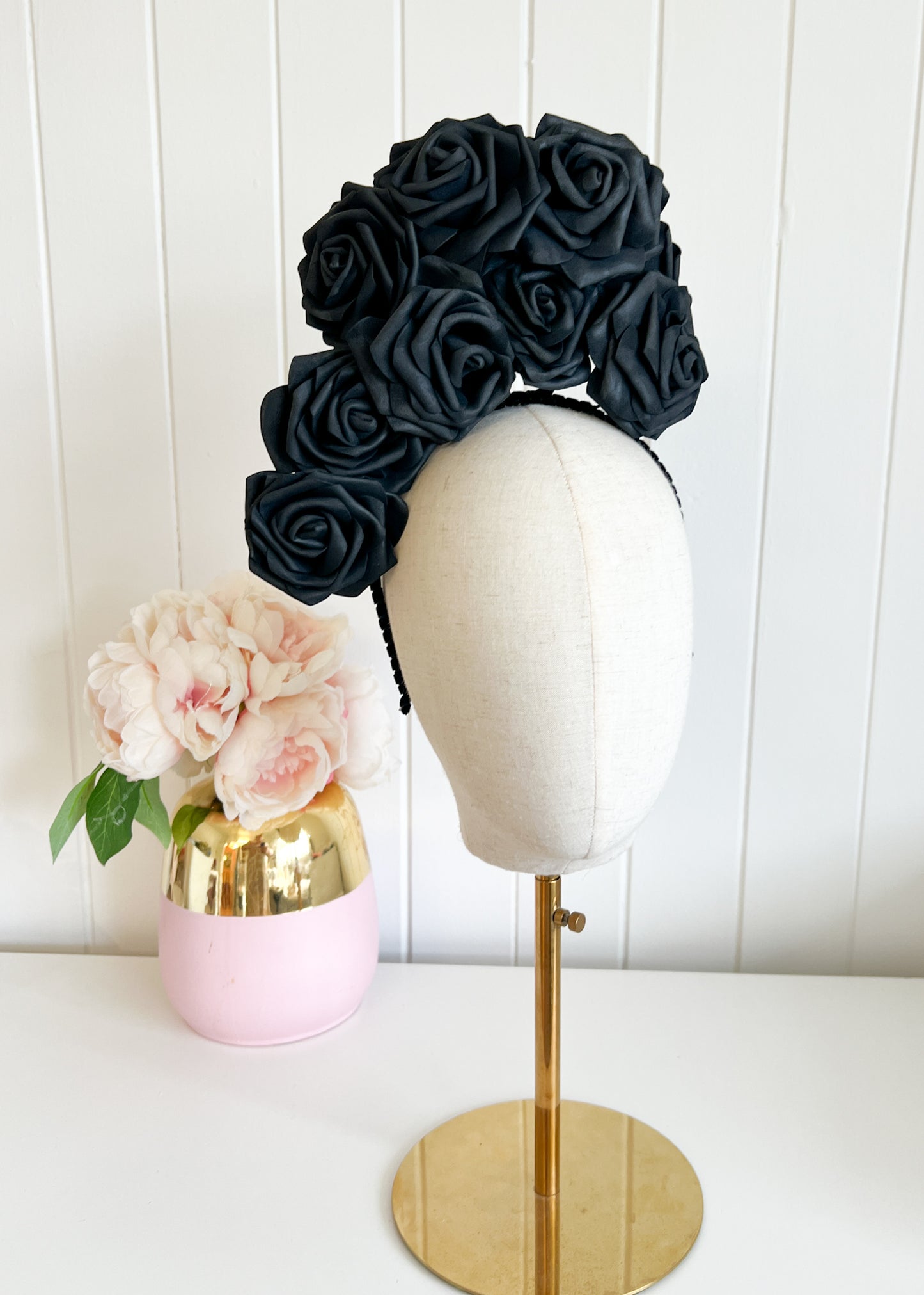 "Jasper" Statement Headpiece - Black