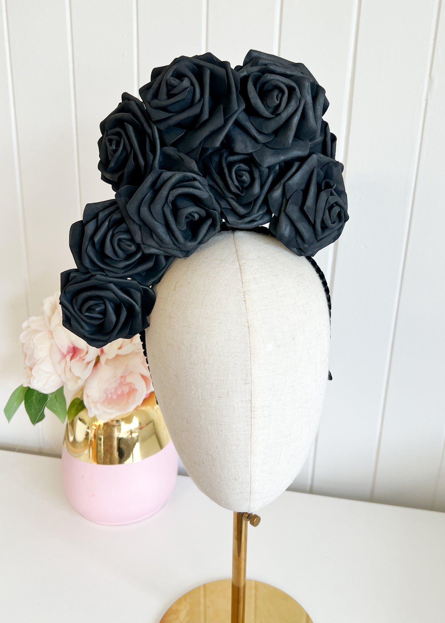 "Jasper" Statement Headpiece - Black