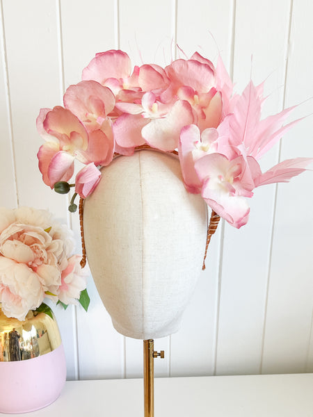"Orchid Spray" Blush Pink