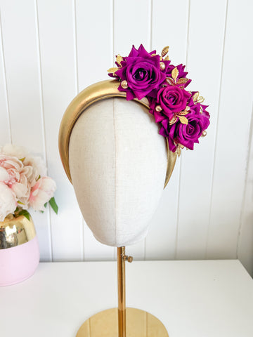 "Chelsea" - Gold & Magenta