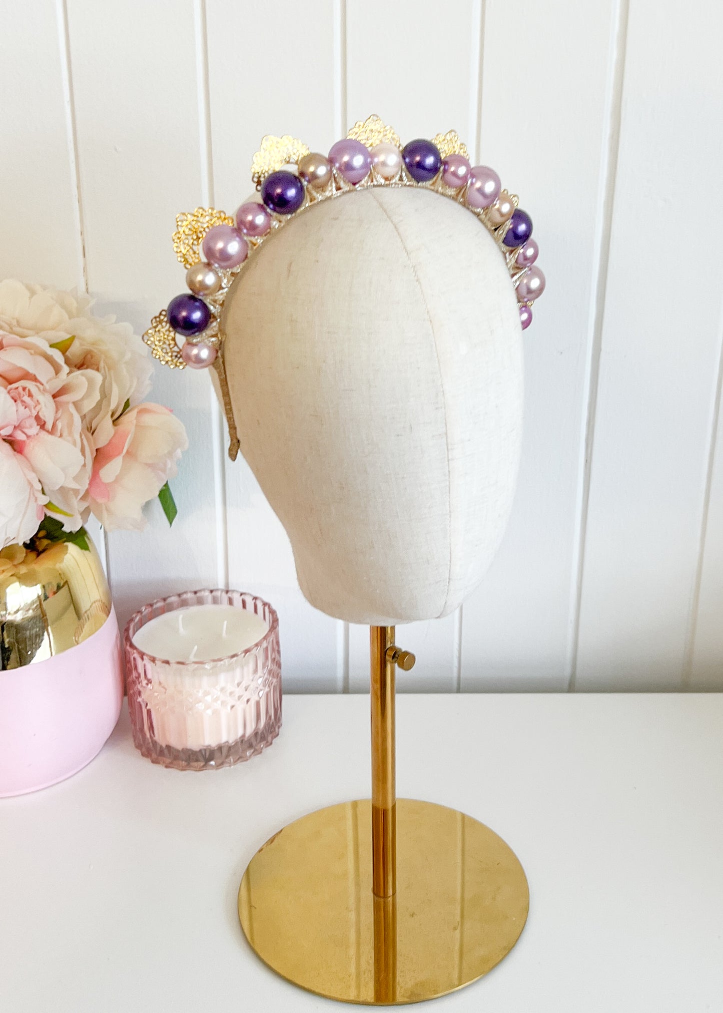 "Lorelai" Purple Crown