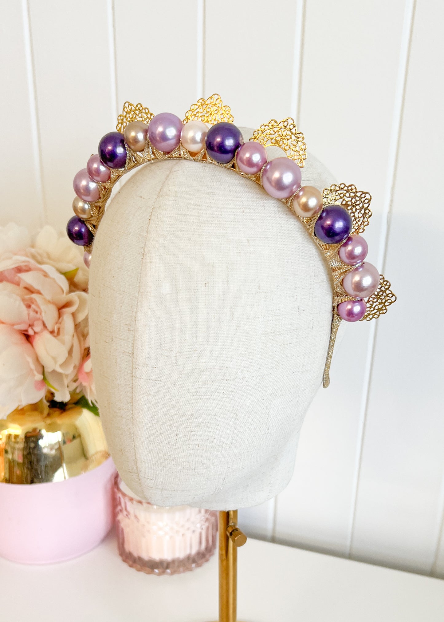 "Lorelai" Purple Crown
