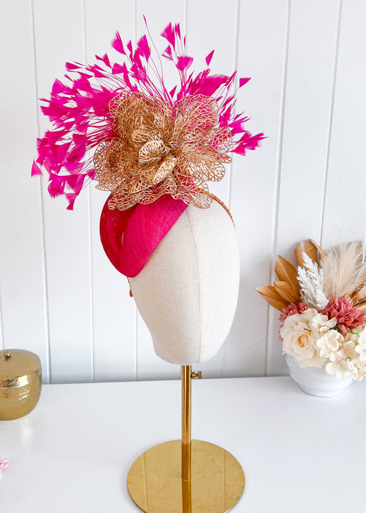 “Asher” Hot Pink & Gold