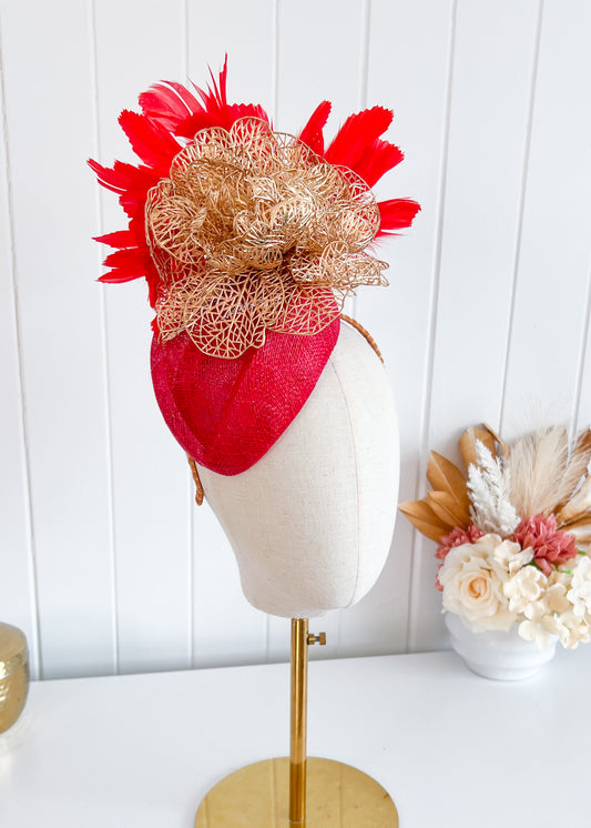 “Asher” Red & Gold