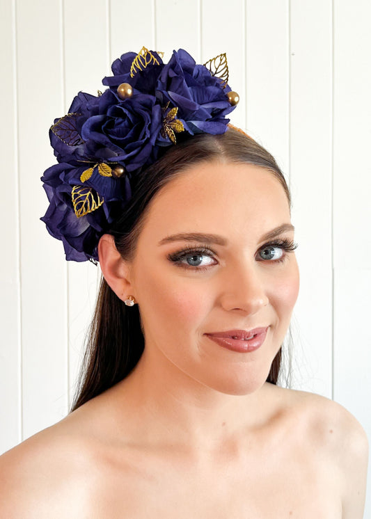 "Lucia" Crown - Navy