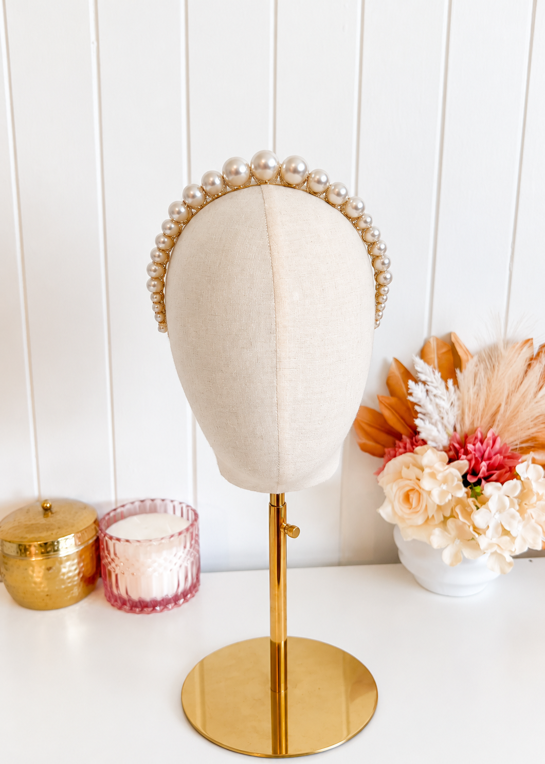 "Uma" Pearl Headband