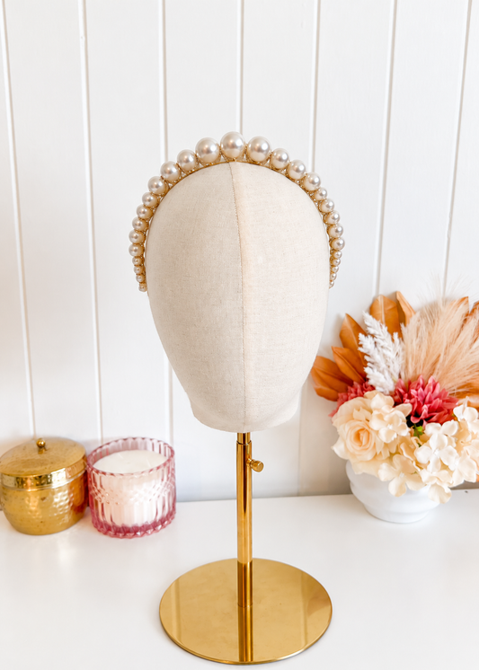 "Uma" Pearl Headband