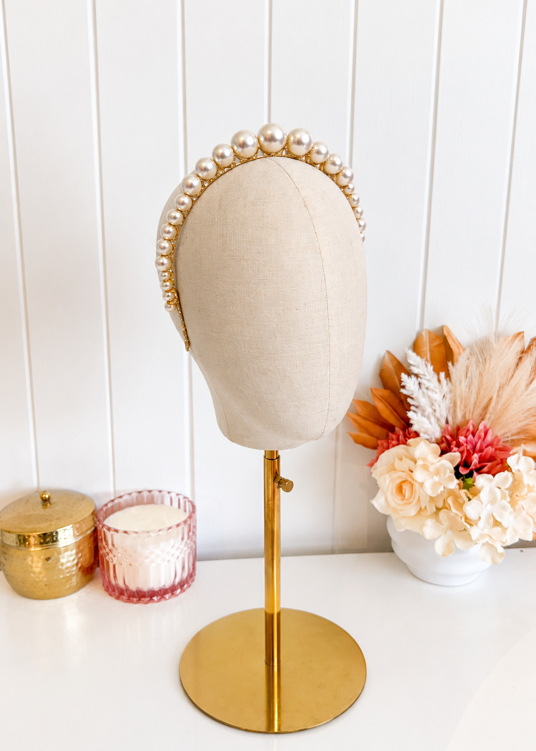 "Uma" Pearl Headband