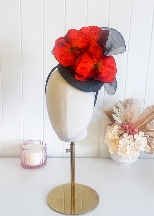 "Genie" Orange & Black